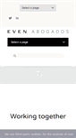 Mobile Screenshot of evenabogados.com